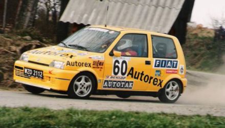 Jacek Sikora i Marek Kaczmarek - Fiat Cinquecento Sporting.